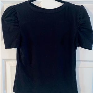 Derek Heart T w/Puff Sleeves, Size S SHIPS SAME DA